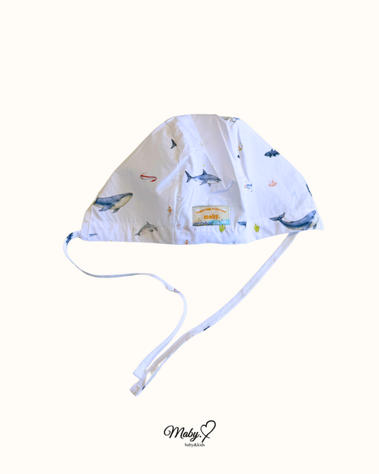 Ocean cotton bonnet