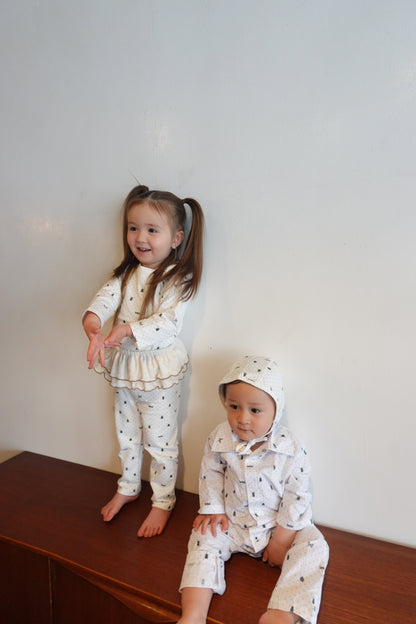 Double Frill Skirt ivory