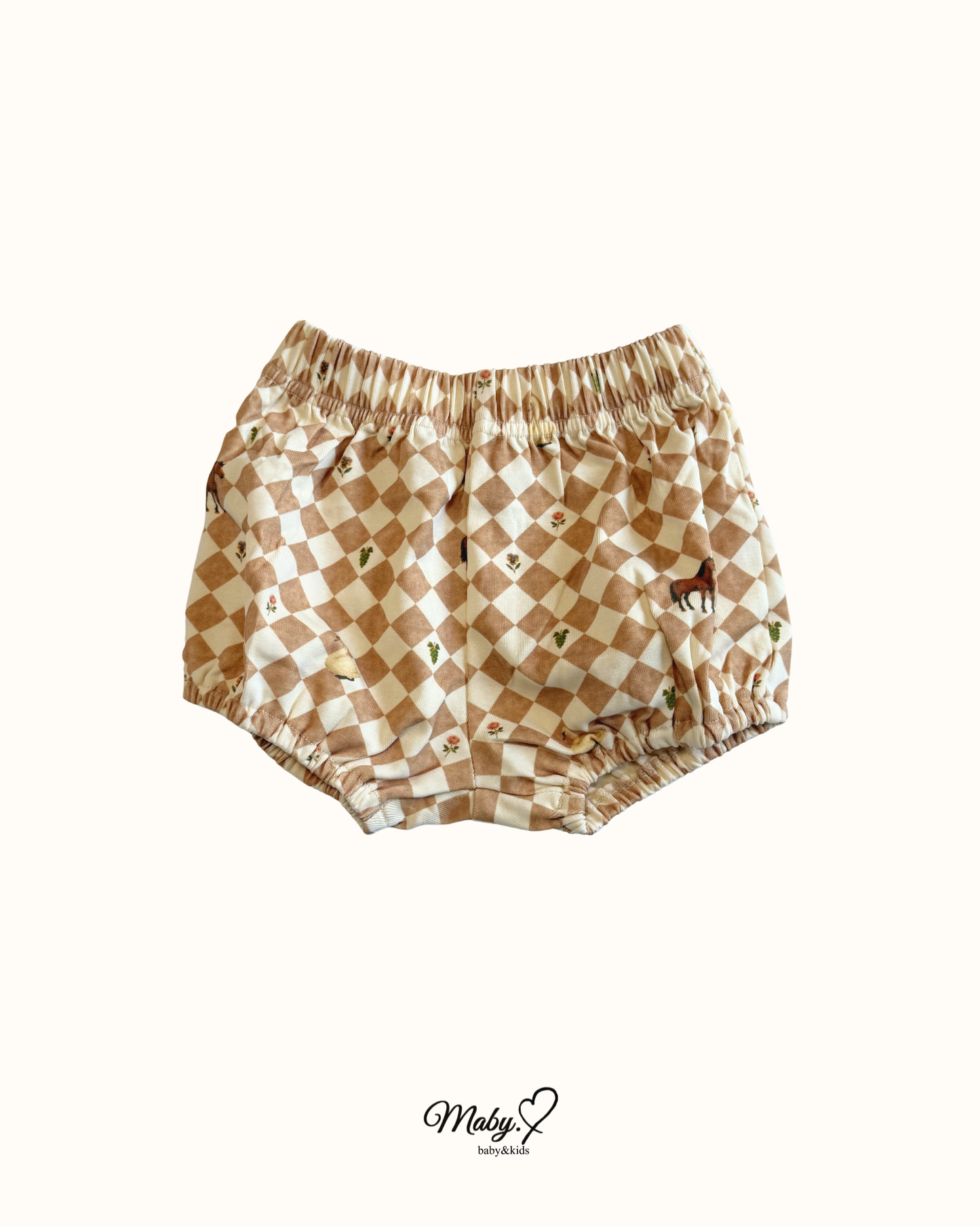 Swan & Horse Check Bloomers