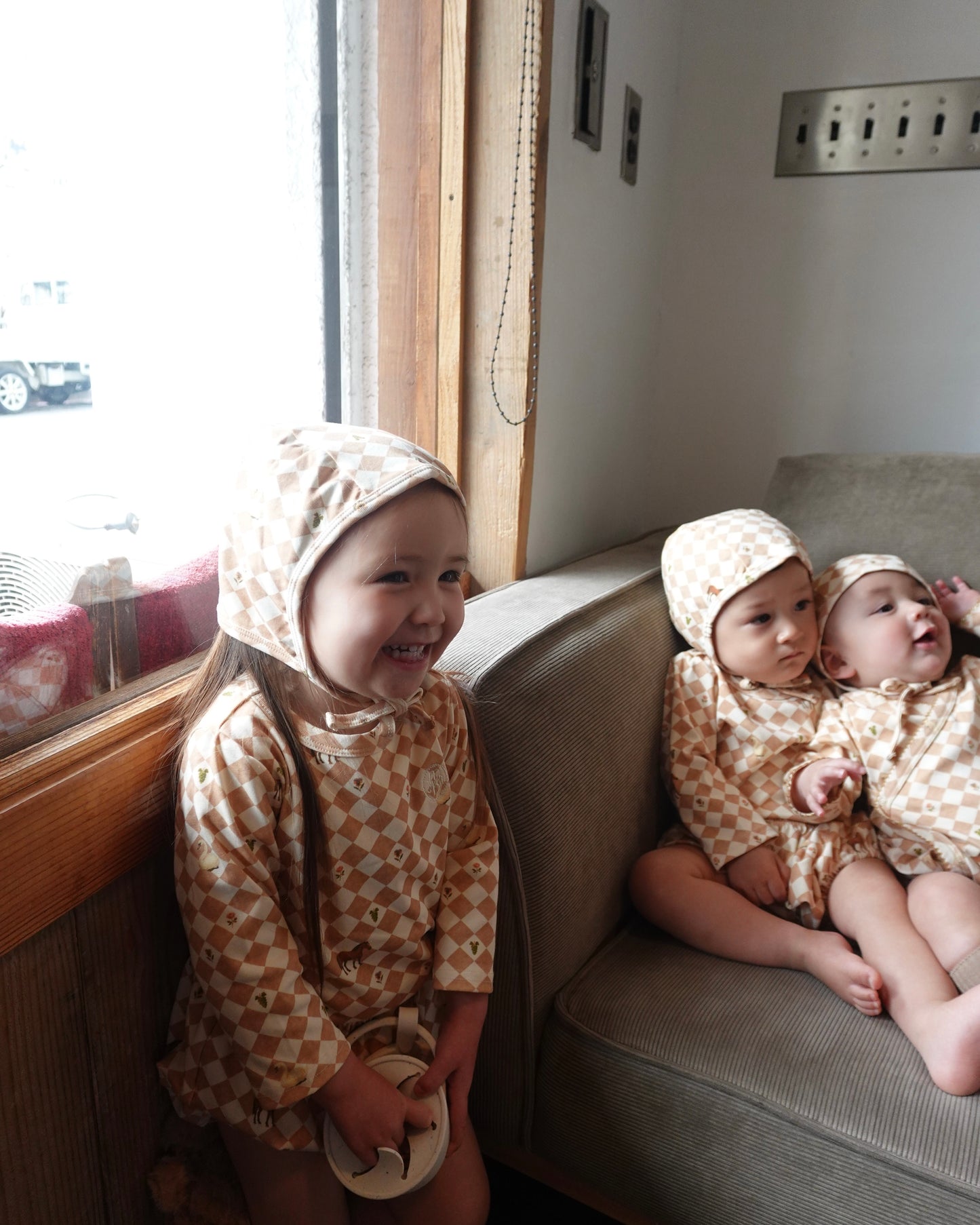 Swan & Horse Check Bloomers