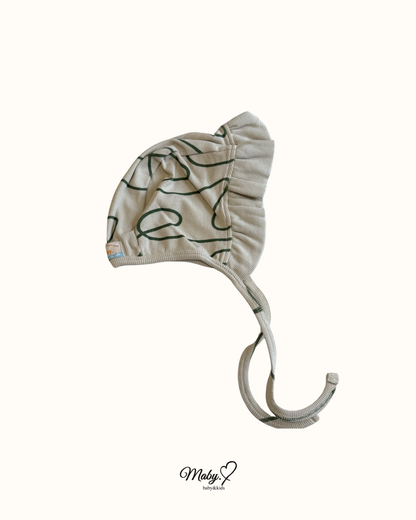 Nuance Line Art Frill bonnet