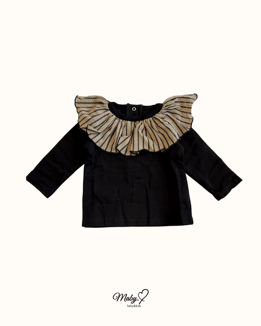 classical Frill Collar Tops