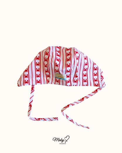 Crab cotton bonnet