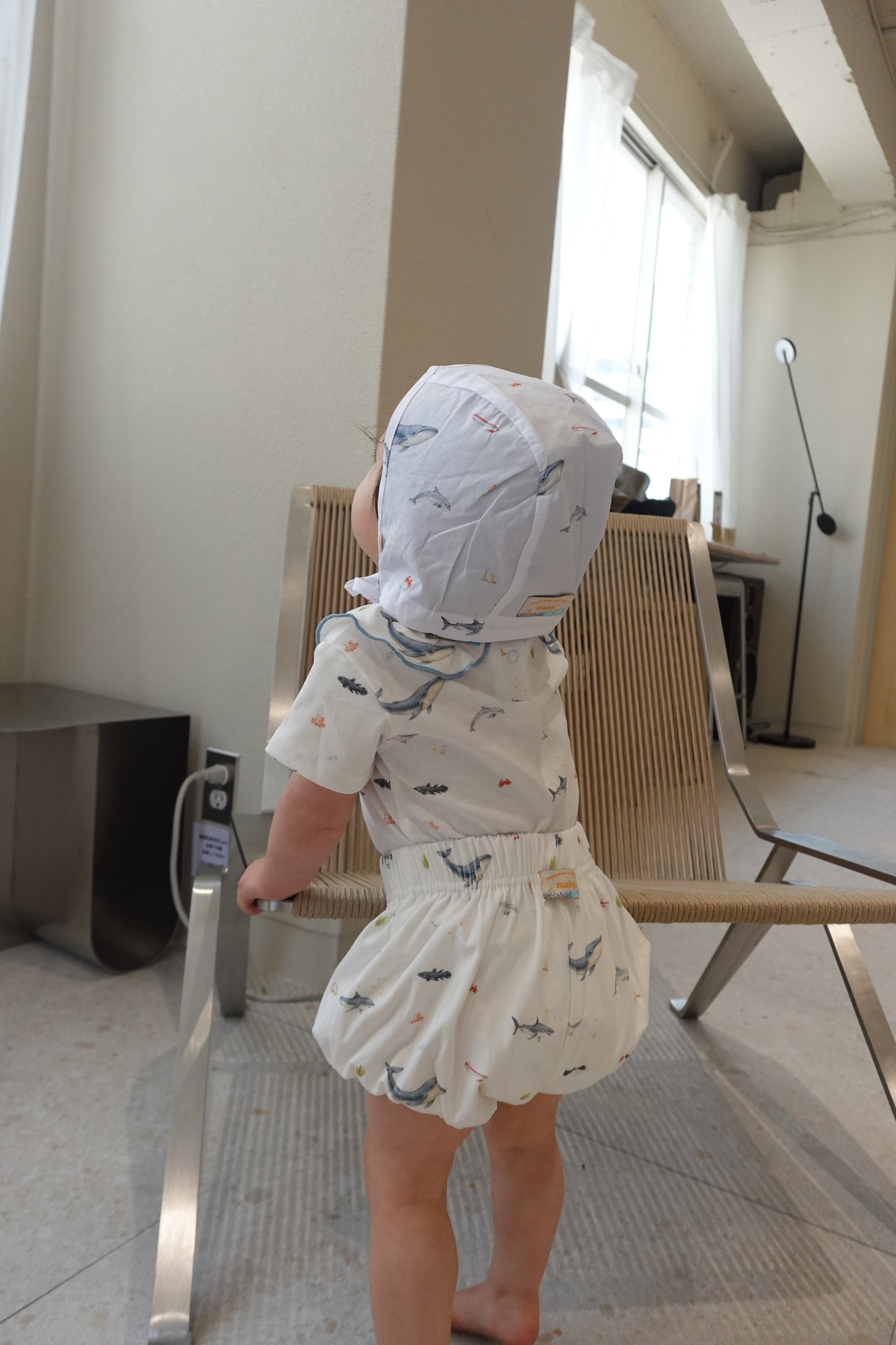 Ocean cotton bonnet