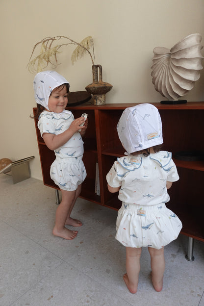 Ocean cotton bonnet