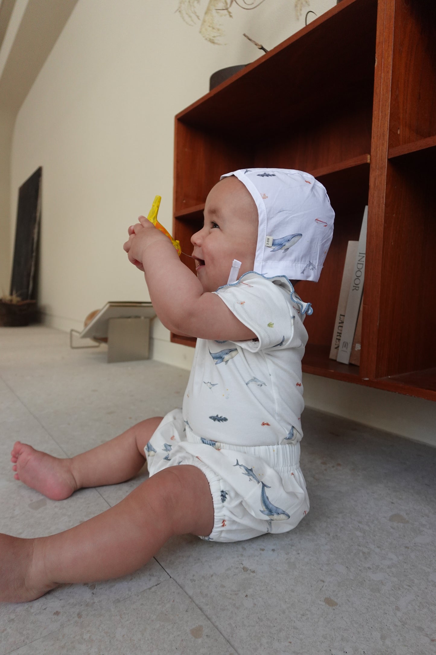 Ocean cotton bonnet